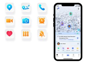 SMARTWATCH DLA DZIECI ZEGAREK DZIECIĘCY GPS 4G LOKALIZATOR NA KARTĘ SIM GRY LT56 6