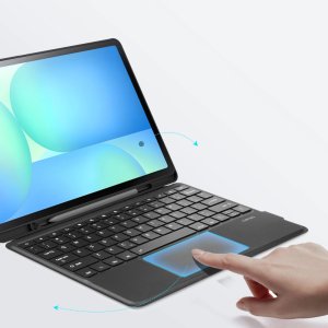 Etui z klawiaturą Dux Ducis (DK series) na Samsung Tab S10 FE+ (Plus) z podświetleniem - czarna 9