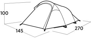 Oase Outdoors Tunnelzelt Reindal 2 olivgruen Modell 2025 5