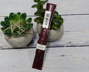 Skórzany pasek do zegarka 22 mm Morellato A01X6122E40081CR22 bordowy . 6