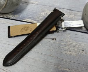 Skórzany pasek do zegarka 22 mm Morellato A01X6120E24034CR22 ciemnobrązowy . 4