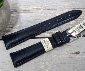 Skórzany pasek do zegarka 18 mm Morellato A01X6122E40062CR18 granatowy . 2