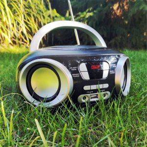 Boombox Radio FM z bluetooth Manta Black Chilli 5