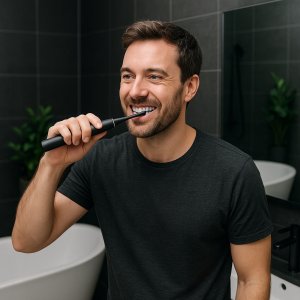 Szczoteczka Soniczna Do Zębów - Zestaw Etui + 8 końcówek - Elektryczna 12