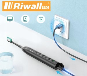 Szczoteczka Soniczna Do Zębów - Zestaw Etui + 8 końcówek - Elektryczna 6