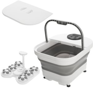 AD 2182 Składany hydromasażer do stóp z masażem mechanicznym, podgrzewaniem wody i panelem led 8