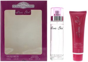 Set Designer French: Paris Girl, Eau De Parfum, For Women, 100 ml + Paris Girl, Hydrates, Body Lotion, 90 ml For Women 2