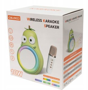 Zestaw do karaoke gruszka - głośnik i mikrofon 5
