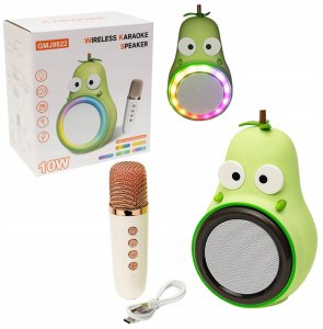 Zestaw do karaoke gruszka - głośnik i mikrofon 6
