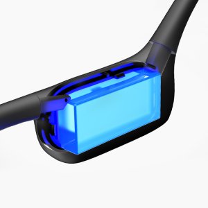 Nowe Wodoodporne Słuchawki Bluetooth z Przewodnictwem Kostnym Occamo AquaPro na Basen do Pływania IP68 Czarne 8