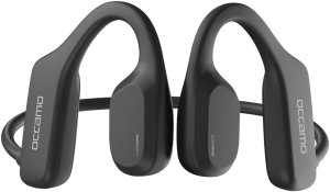 Nowe Wodoodporne Słuchawki Bluetooth z Przewodnictwem Kostnym Occamo SwimBeat na Basen do Pływania IP68 Czarne 3