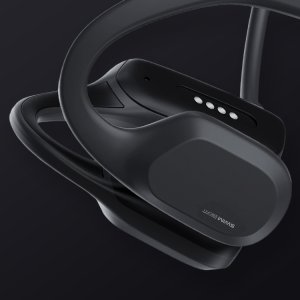 Nowe Wodoodporne Słuchawki Bluetooth z Przewodnictwem Kostnym Occamo SwimBeat na Basen do Pływania IP68 Czarne 4