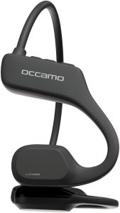 Nowe Wodoodporne Słuchawki Bluetooth z Przewodnictwem Kostnym Occamo SwimBeat na Basen do Pływania IP68 Czarne 5