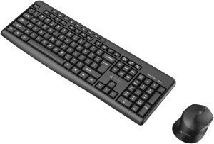 Nowy Bezprzewodowy Zestaw Biurowy Triadyn BELI Klawiatura YMIR Aluminium i Mysz LOGE 1600 DPI Do Domu Biura 3