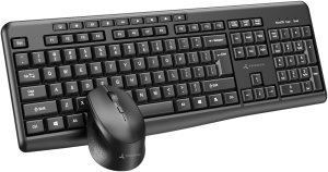 Nowy Bezprzewodowy Zestaw Biurowy Triadyn BELI Klawiatura YMIR Aluminium i Mysz LOGE 1600 DPI Do Domu Biura 4