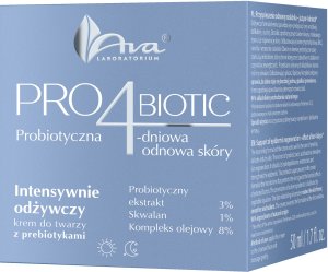 AVA LABORATORIUM_Pro4biotic intensywnie odżywczy krem do twarzy z prebiotykami 50ml 2