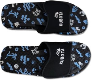 Piankowe klapki Kubota - Rzep Rozmiar 44 - Morskie 3