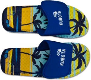 Piankowe klapki Kubota - Rzep Rozmiar 44 - Miami 3