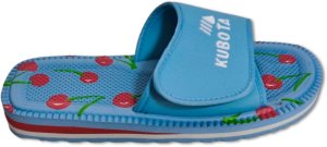 Piankowe klapki Kubota - Rzep Rozmiar 38 - Wiśnie 4