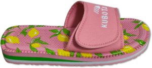 Piankowe klapki Kubota - Rzep Rozmiar 38 - Cytryny 4