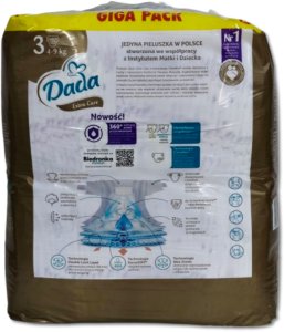 Pieluchy Dada Extra Care 3 BAG 4-9kg 192szt. 7