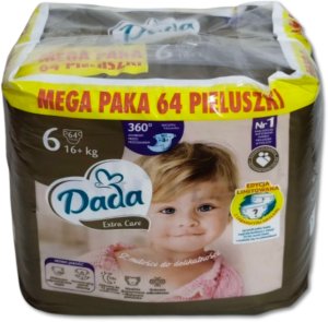 Dada Pieluchy Extra Care 6 BAG 16kg+ 64szt. 2