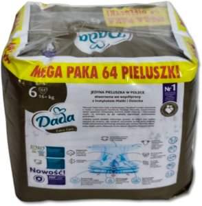 Dada Pieluchy Extra Care 6 BAG 16kg+ 64szt. 5