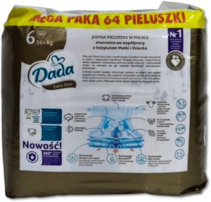Dada Pieluchy Extra Care 6 BAG 16kg+ 64szt. 8