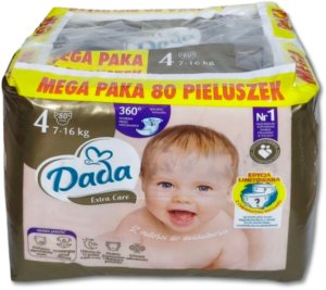Dada Pieluchy Extra Care 4 BAG 7-16kg 80szt. 2