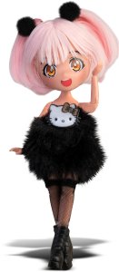 MANGA HELLO KITTY Różowa, lalka, 19.5 cm 3