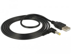DELOCK Stromkabel USB -> DC 4.0x1.7mm St/St 90° 1.5m 2