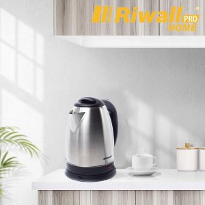 CZAJNIK ELEKTRYCZNY BEZPRZEWODOWY METALOWY OBROTOWY 1.8L FAST RIWALL RCZ-01 14