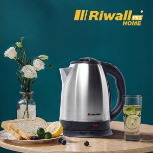 CZAJNIK ELEKTRYCZNY BEZPRZEWODOWY METALOWY OBROTOWY 1.8L FAST RIWALL RCZ-01 2