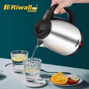 CZAJNIK ELEKTRYCZNY BEZPRZEWODOWY METALOWY OBROTOWY 1.8L FAST RIWALL RCZ-01 4