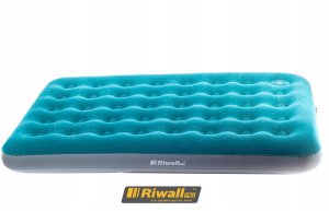 Materac dmuchany Riwall RRD-02 - 19113722 cm welurowy 2-os dwuosobowy 11