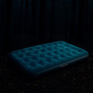 Materac dmuchany Riwall RRD-02 - 19113722 cm welurowy 2-os dwuosobowy 4