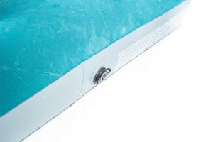 Materac dmuchany Riwall RRD-02 - 19113722 cm welurowy 2-os dwuosobowy 10