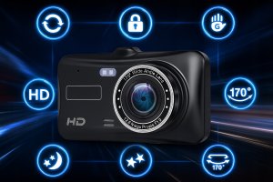 WIDEOREJESTRATOR JAZDY DOTYKOWY REJESTRATOR KAMERA COFANIA RIWALL RCR-01 12