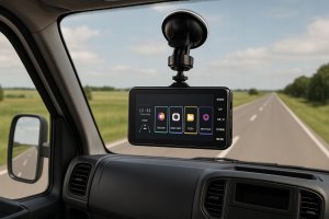 WIDEOREJESTRATOR JAZDY DOTYKOWY REJESTRATOR KAMERA COFANIA RIWALL RCR-01 10