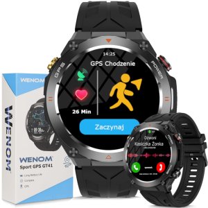 Smartwatch Męski Zegarek Wenom GT41 GPS Zdrowie Sport 2