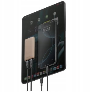 Ładowarka sieciowa Energea TravelWorld Edge 65W 2xUSB-C PD/PPS/QC3.0 (US/UK/EU) złota 3