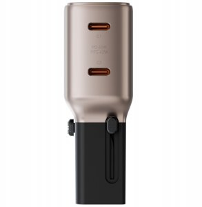 Ładowarka sieciowa Energea TravelGo Adapter 45 2xUSB-C 45W złoto-czarna 5