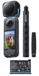 Kamera Insta360 X4 Travel Bundle czarna 11