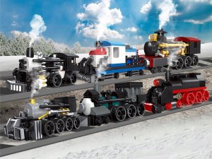 Klocki konstrukcyjne MINITRAIN - różne modele z serii: mini pociąg ZA5759 3