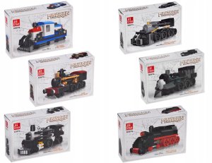 Klocki konstrukcyjne MINITRAIN - różne modele z serii: mini pociąg ZA5759 6