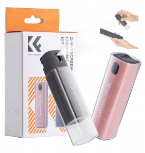 Zestaw 2x Płyn Spray 10ml Do Czyszczenia Ekranu Monitora Optyki Ściereczka / Kf08.077 7