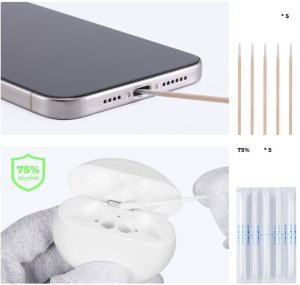 Zestaw Długopis Do Czyszczenia Elektroniki Szczelin Słuchawek Airpods K&f / Kf08.067 6