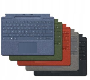 Microsoft Klawiatura z miejscem na pióro do Surface Pro 11 Czarny 2