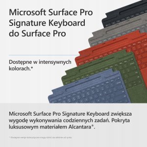 Microsoft Klawiatura z miejscem na pióro do Surface Pro 11 Czarny 3