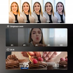 Selfie stick Neewer Lampa 48 Led + Lusterko Selfie Na Magnes Magsafe Do Telefonu Vlog / Basics Nl48b 4